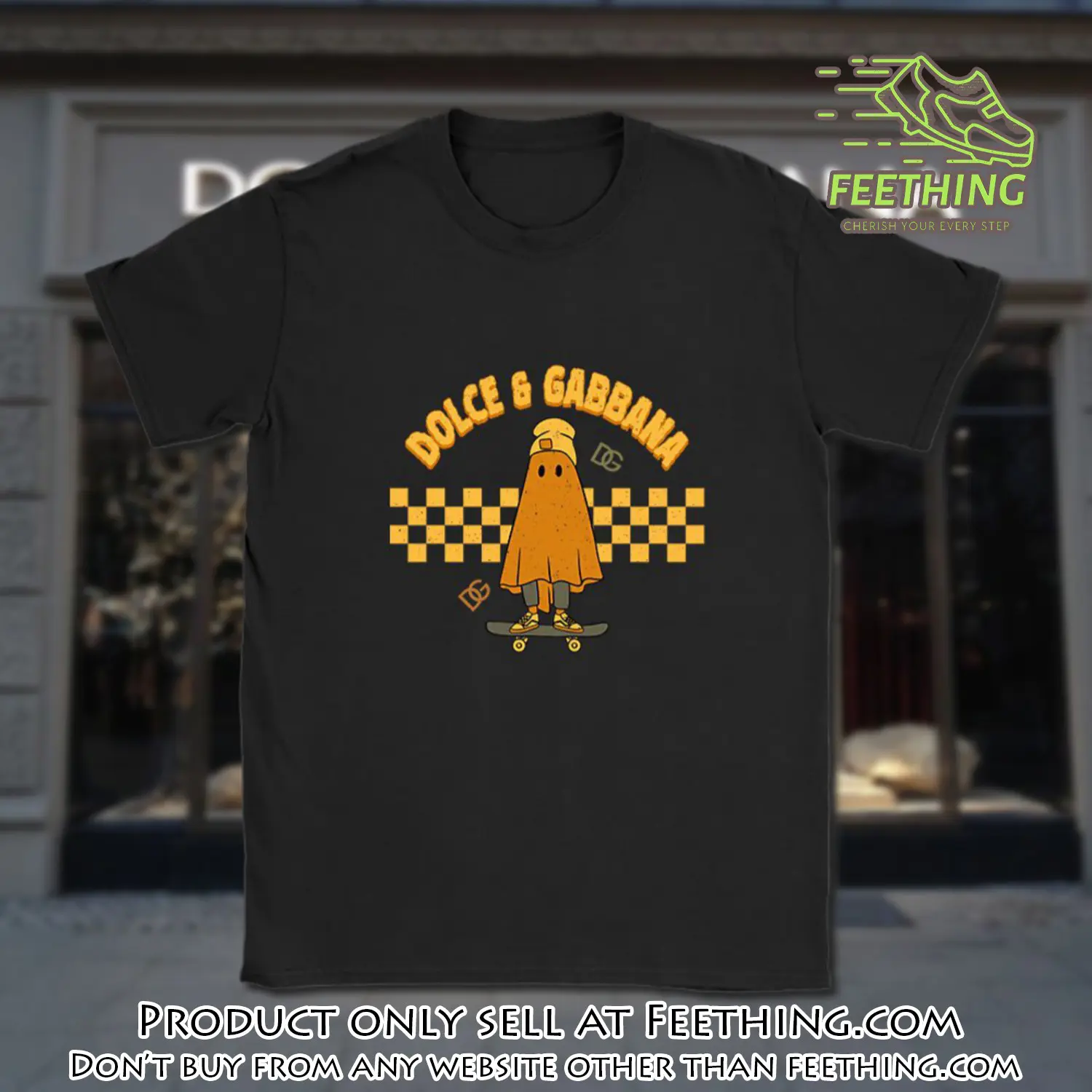 Retro spooky halloween shirt dolce & gabbana unisex tshirt cotton tee tat10139 ft0334577